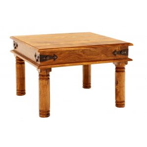 Konferenční stolek Jali 45x40x45 z indického masivu palisandr / sheesham Světle medová