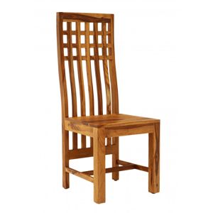 Židle Gani z indického masivu palisandr / sheesham Ořech