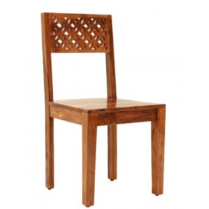 Židle Mira z indického masivu palisandr / sheesham Světle medová
